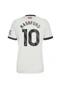 Manchester United Marcus Rashford #10 Jalkapallovaatteet Kolmaspaita 2024-25 Lyhythihainen